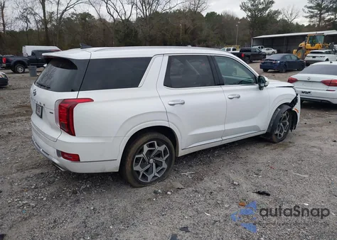 2021 Hyundai Palisade Calligraphy from USA, damaged, VIN KM8R7DHE6MU234616